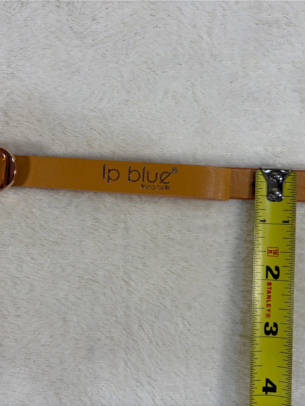 lp blue  Mustard‎ Yellow Leather Slot-Detail Belt with Gold Buckle